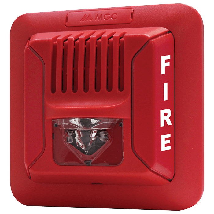 Mircom FHS-400-RR - Wall Mount LED Horn/Strobe (Red)