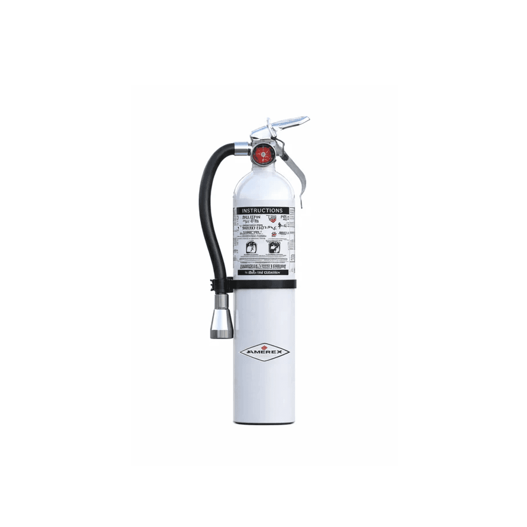Amerex 549 HT Series | 3.75 lb Halotron BrX | Clean Agent Fire Extinguisher with Hose | 5B:C