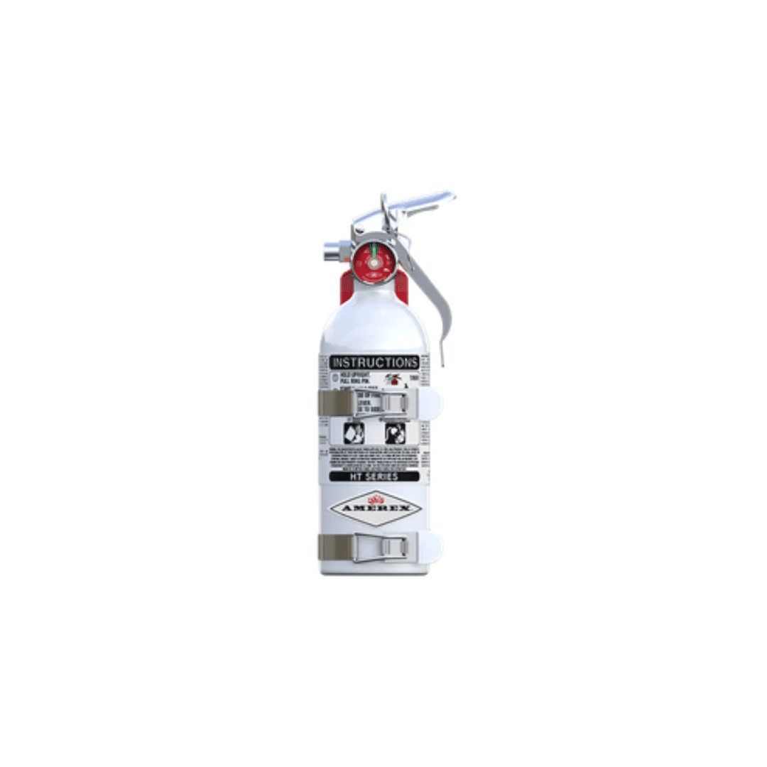 Amerex A537TS HT Series | 1.79 lb Halotron BrX | Clean Agent Fire Extinguisher with Nozzle | 2B:C