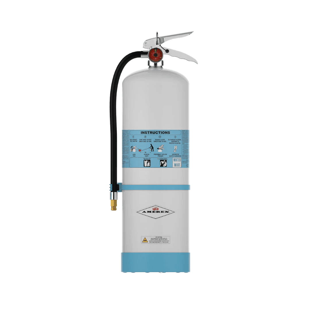 Amerex C272 | 9 Litre (2.5 Gal) | Deionized Water Mist Fire Extinguisher with Non-Metallic Wall Bracket | 2A:C