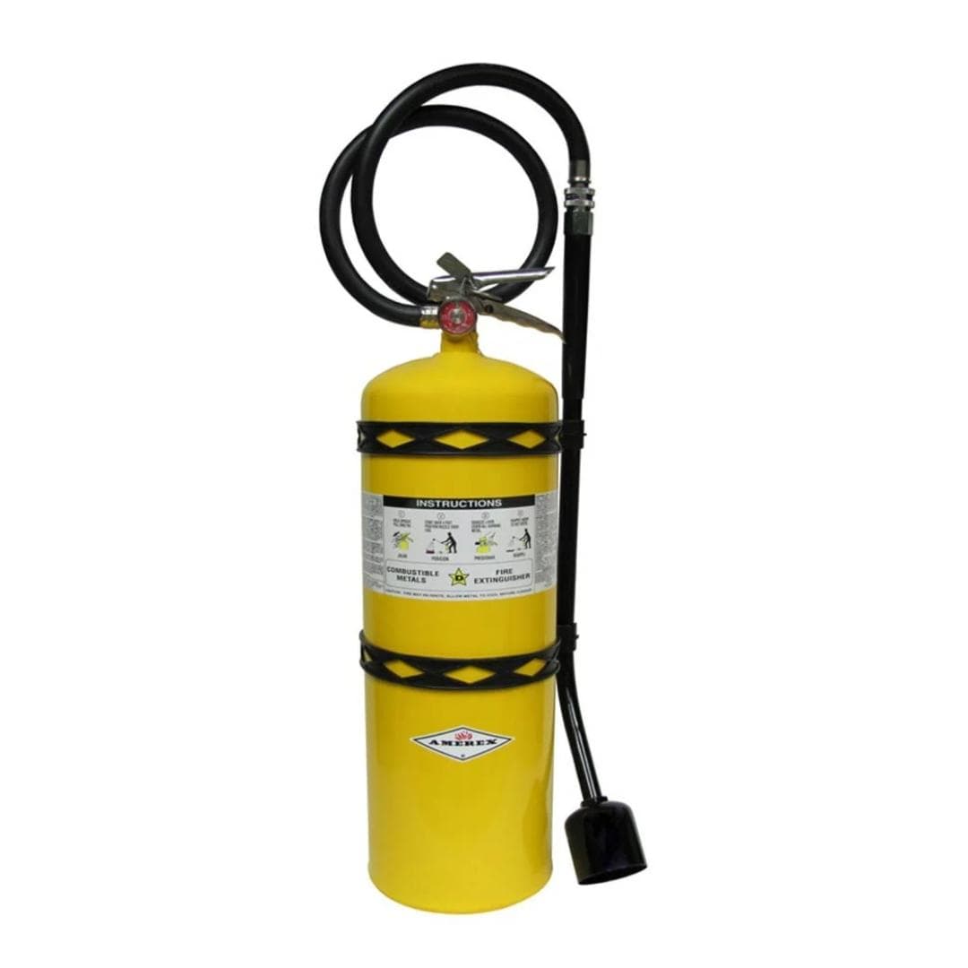 Amerex B570X | 30 lb Class D | Sodium Chloride Fire Extinguisher with Wall Bracket