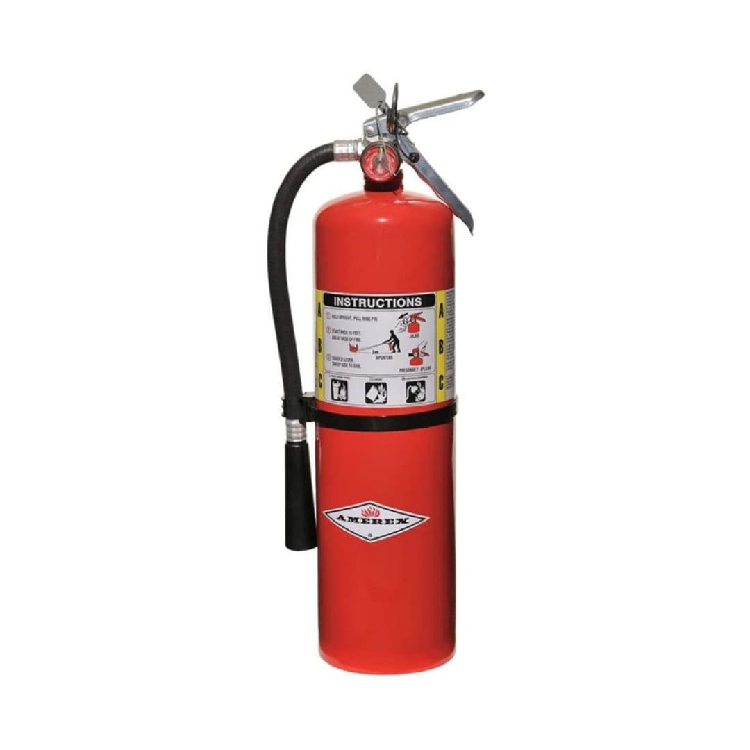 Amerex B456X | 10 lb ABC | Dry Chemical Fire Extinguisher with Wall Bracket | 6A 80B:C