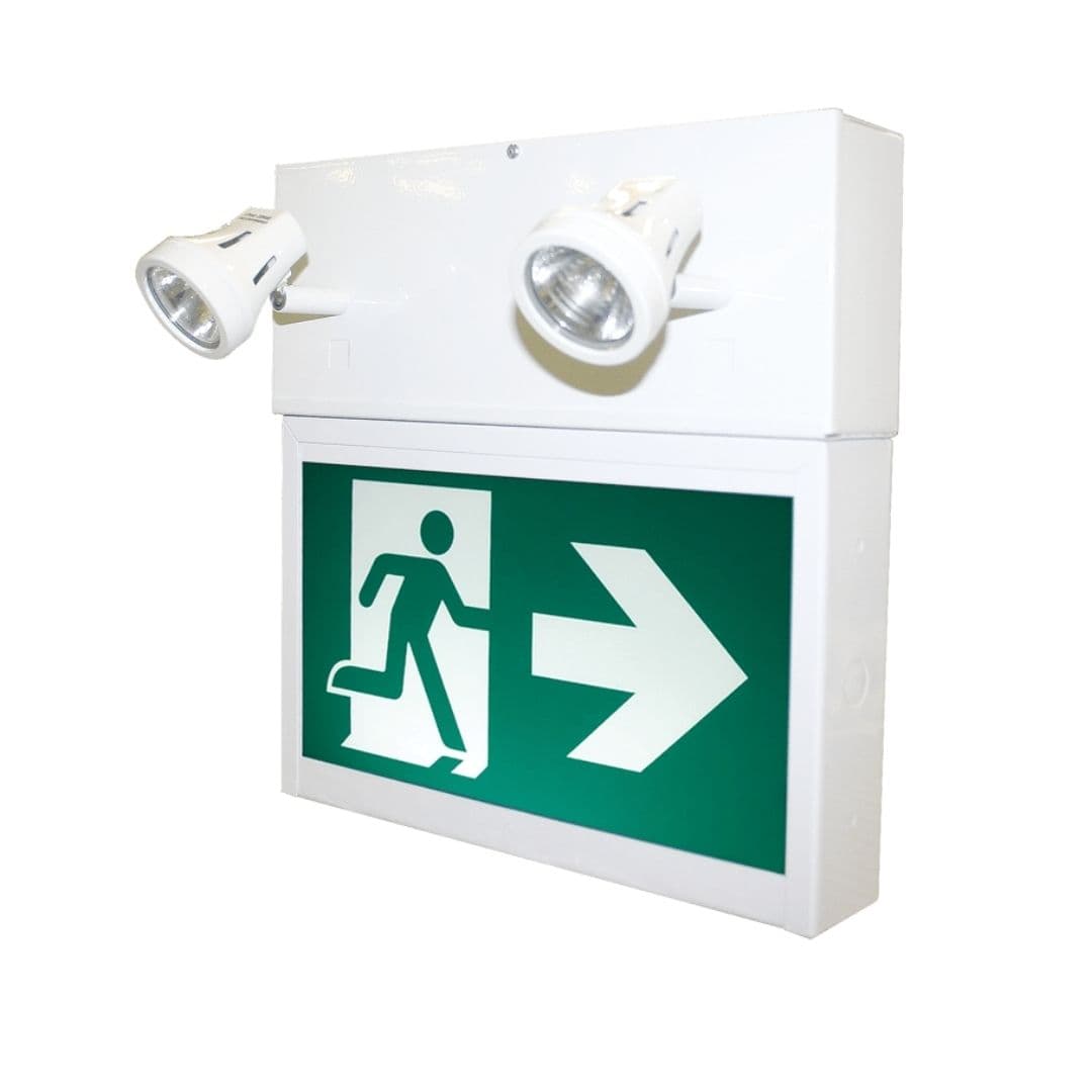 Running Man Combo Exit Emergency Light Unit 12V 36W