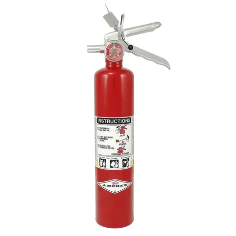 Amerex B417TX | 2.5 lb ABC | Dry Chemical Fire Extinguisher with Vehicle Bracket | 1A 10B:C