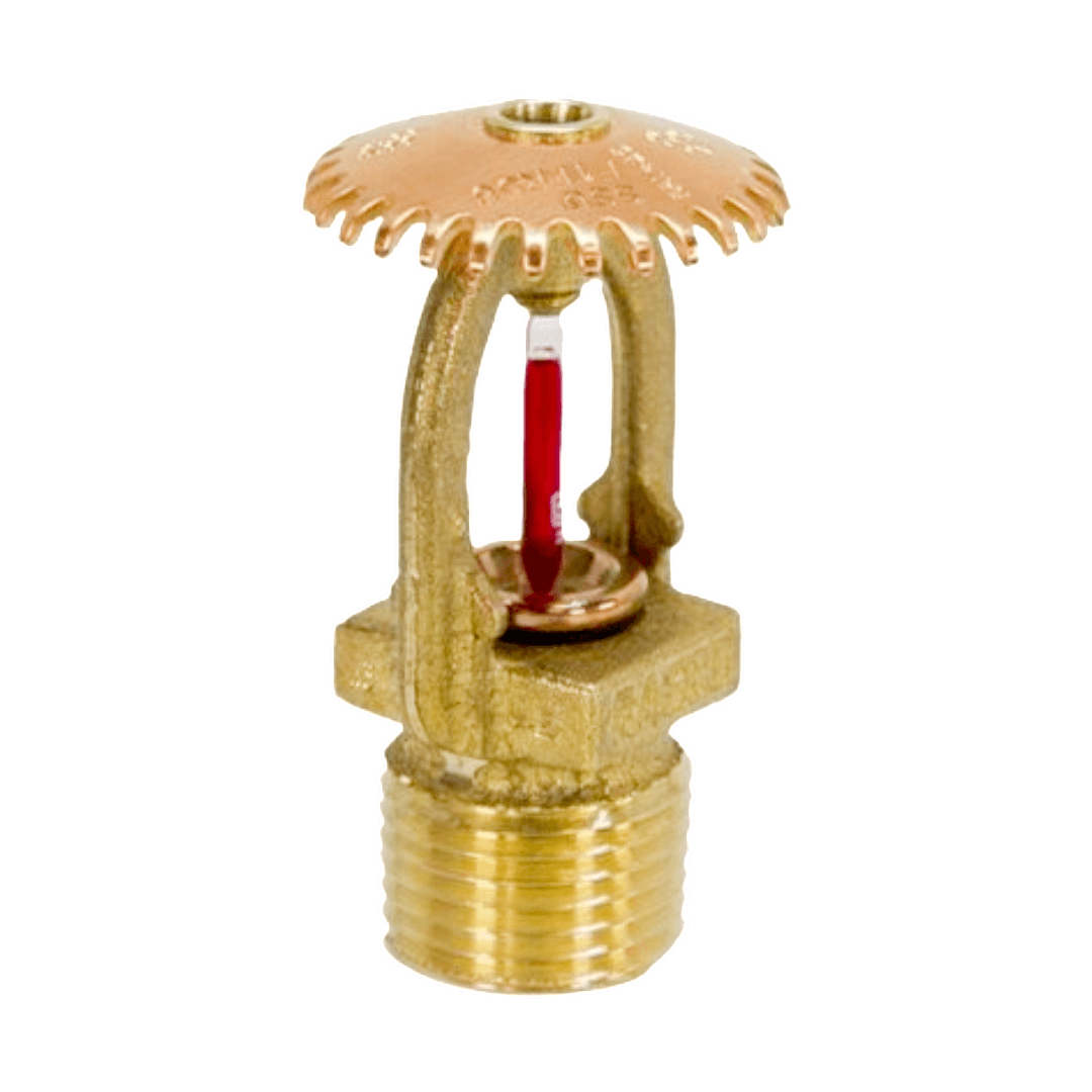Tyco TY315 TY-B Series | Upright Fire Sprinkler Head | 5.6K - Standard Response - 155°F | Natural Brass - 1/2" NPT