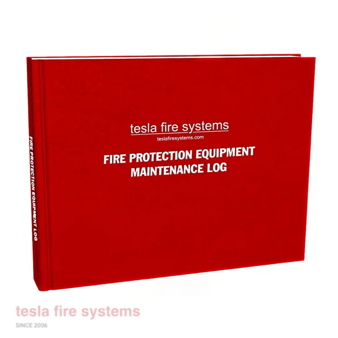 Fire Equipment Log Book for Fire Alarm Systems, Emergency Lighting, Fire Extinguishers & Emergency Generators