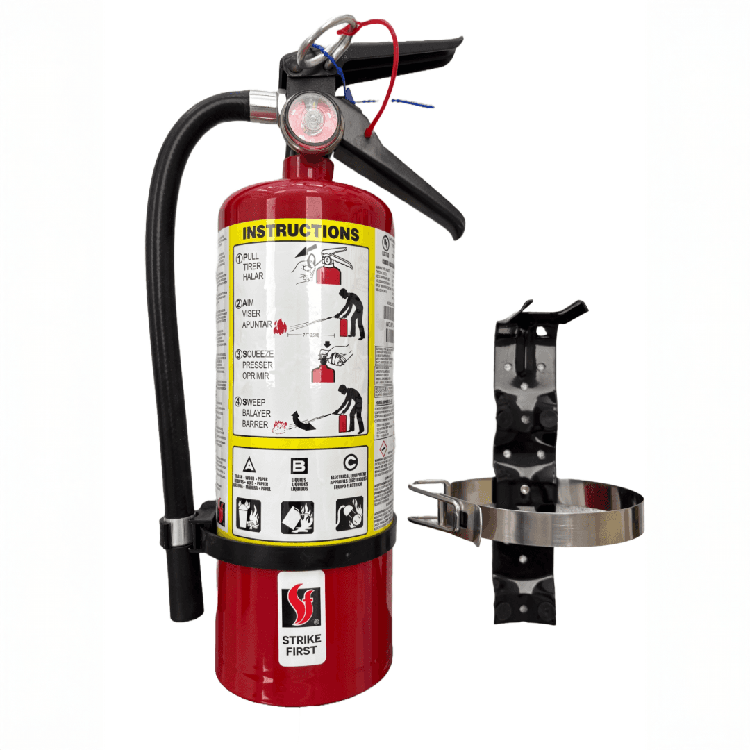 Strike First SF340 I 5lb 3A40B:C I UL/ULC & USCG Approved I Mixed Use w/ Vehicle Bracket