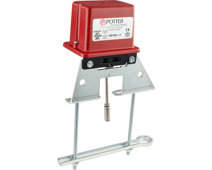 System Sensor OSY2A | Outside Screw & Yoke - Valve Supervisory Switch with Mounting Bracket | ULC/FM Approved - NEMA 3R Rated