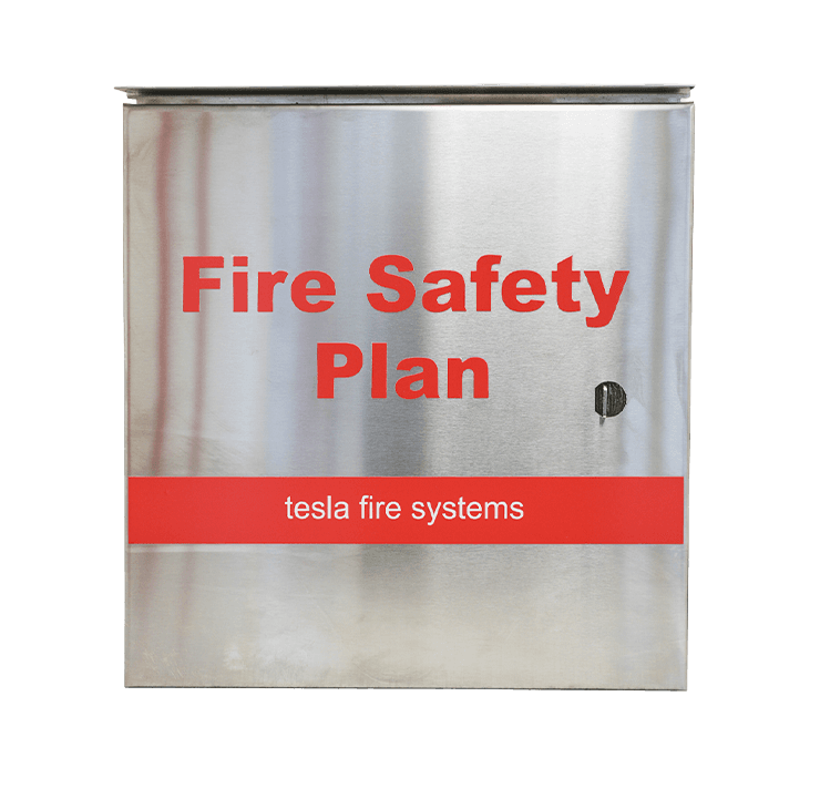 Stainless Steel Fire Safety Plan Box