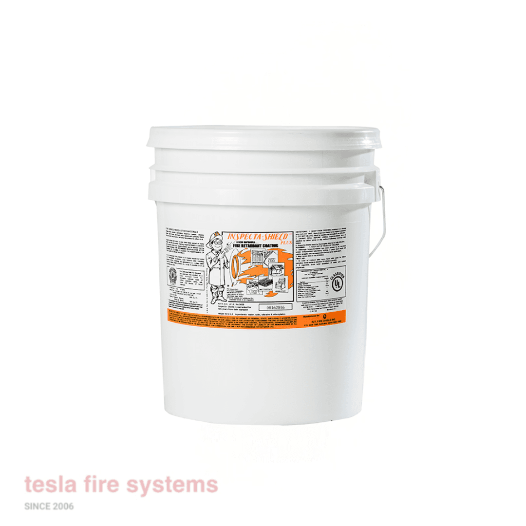 Inspecta-Shield Clear Fire Retardant - 5 Gallon Drum