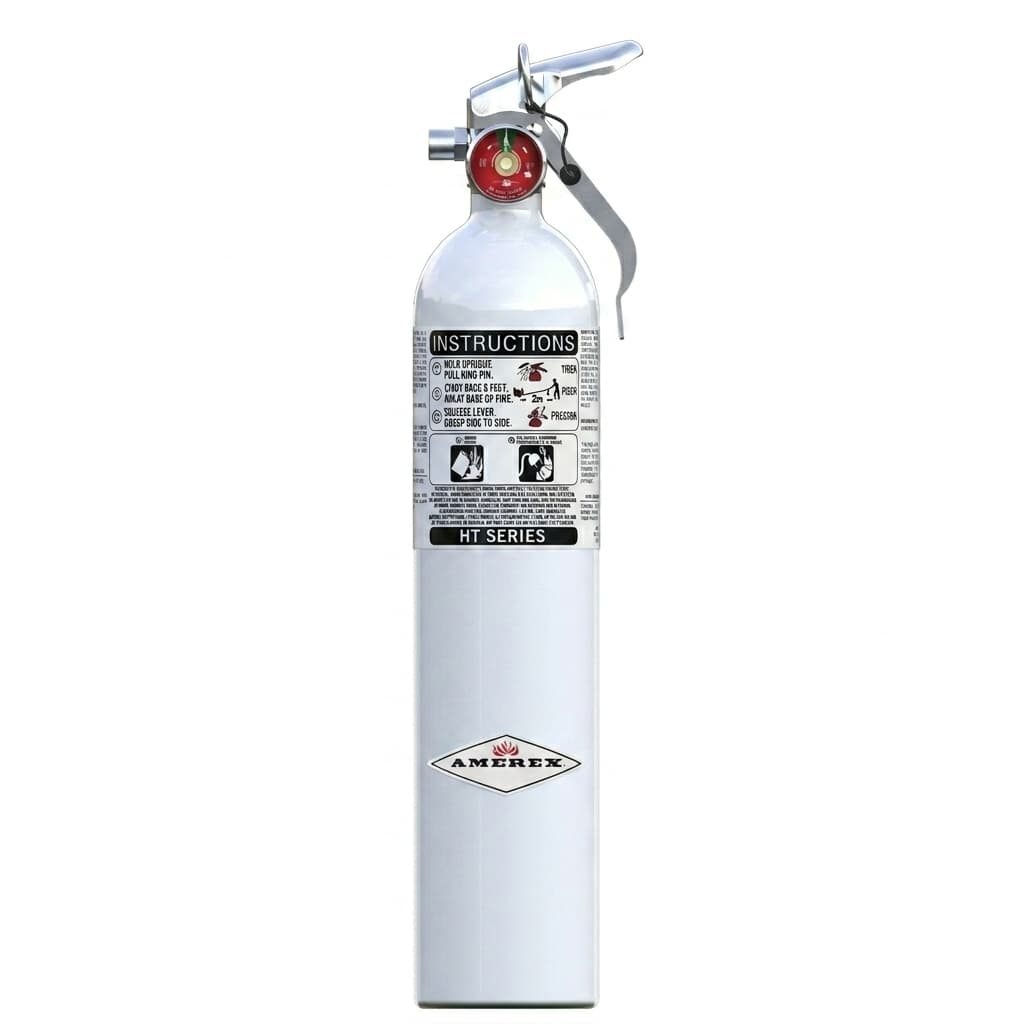 Amerex 547 HT Series | 3.75 lb Halotron BrX | Clean Agent Fire Extinguisher with Nozzle | 5B:C